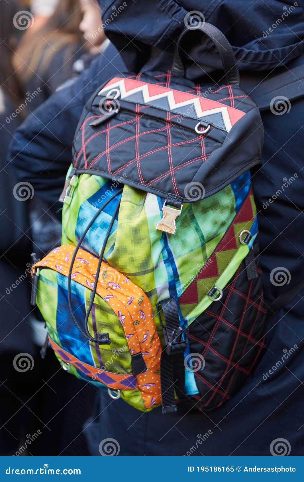 prada backpack street style