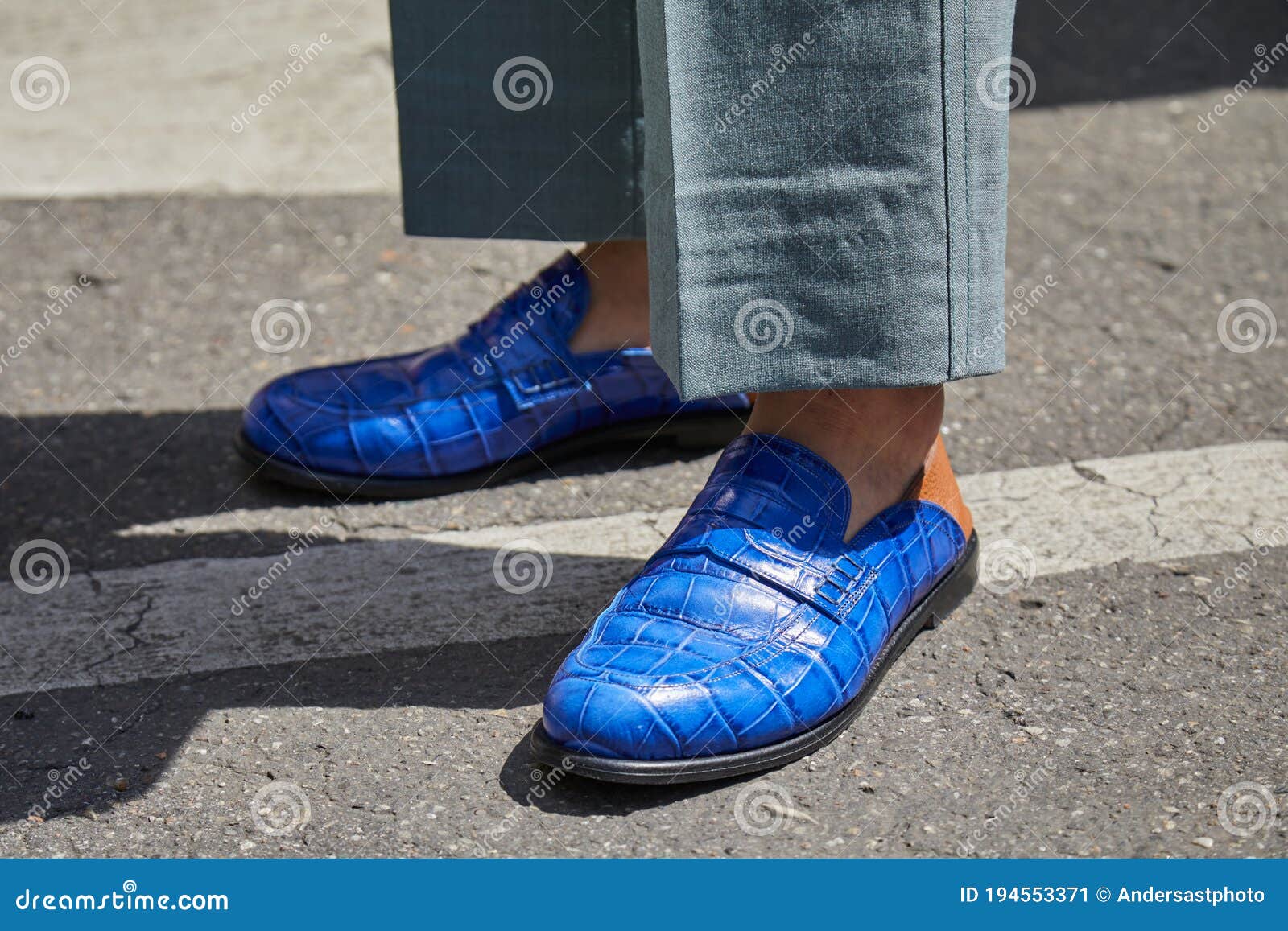 blue crocodile shoes