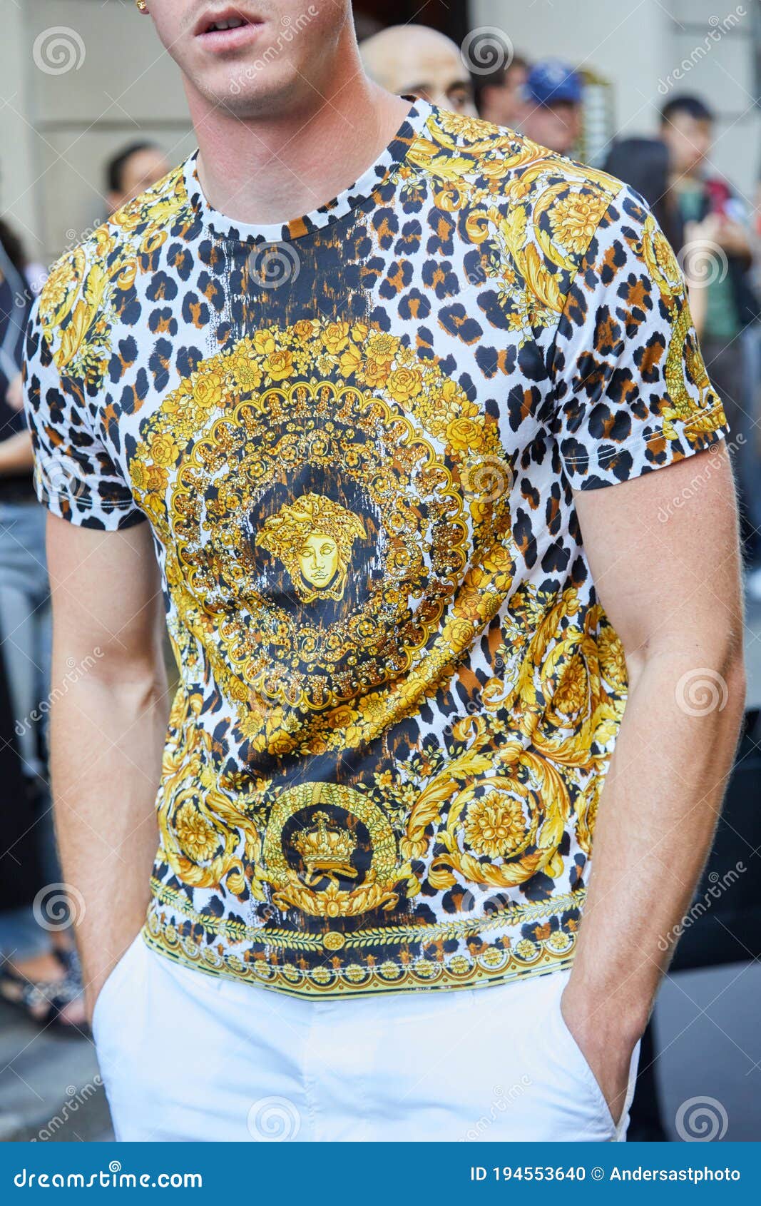 versace leopard shirt