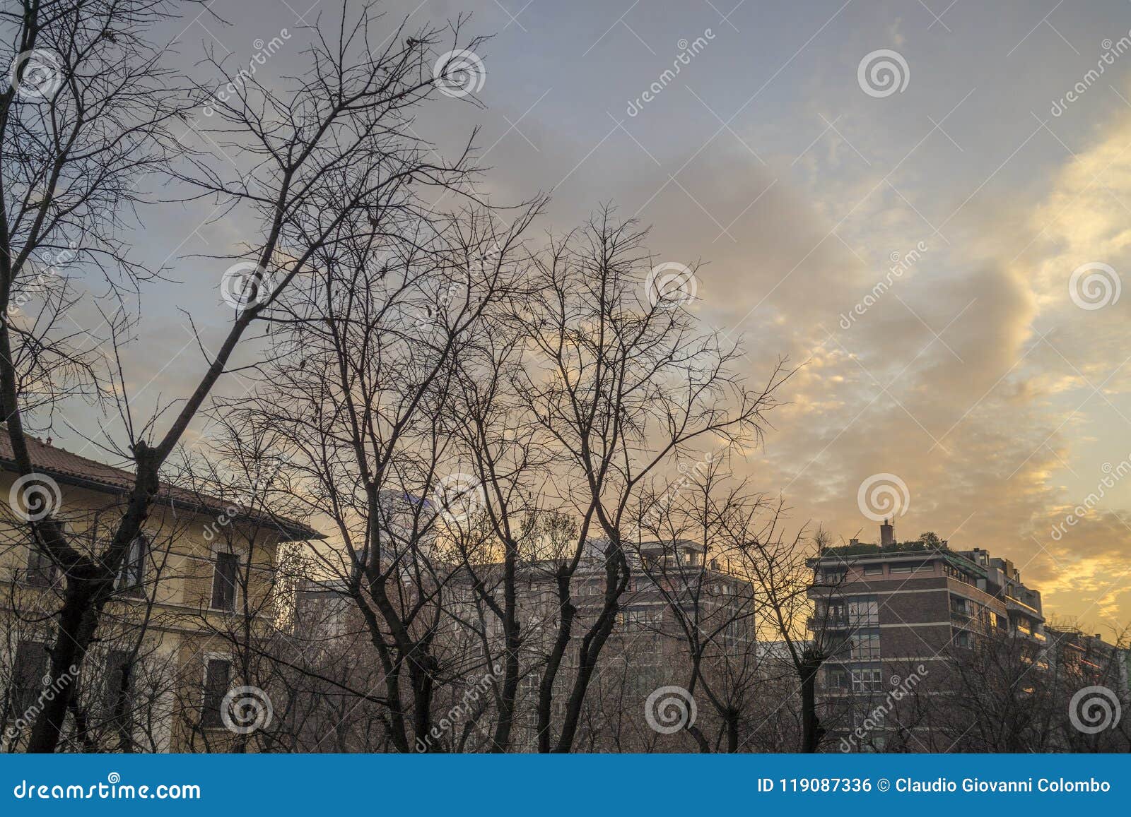 Winter solstice at Milan stock photo. Image of biondi - 119087336