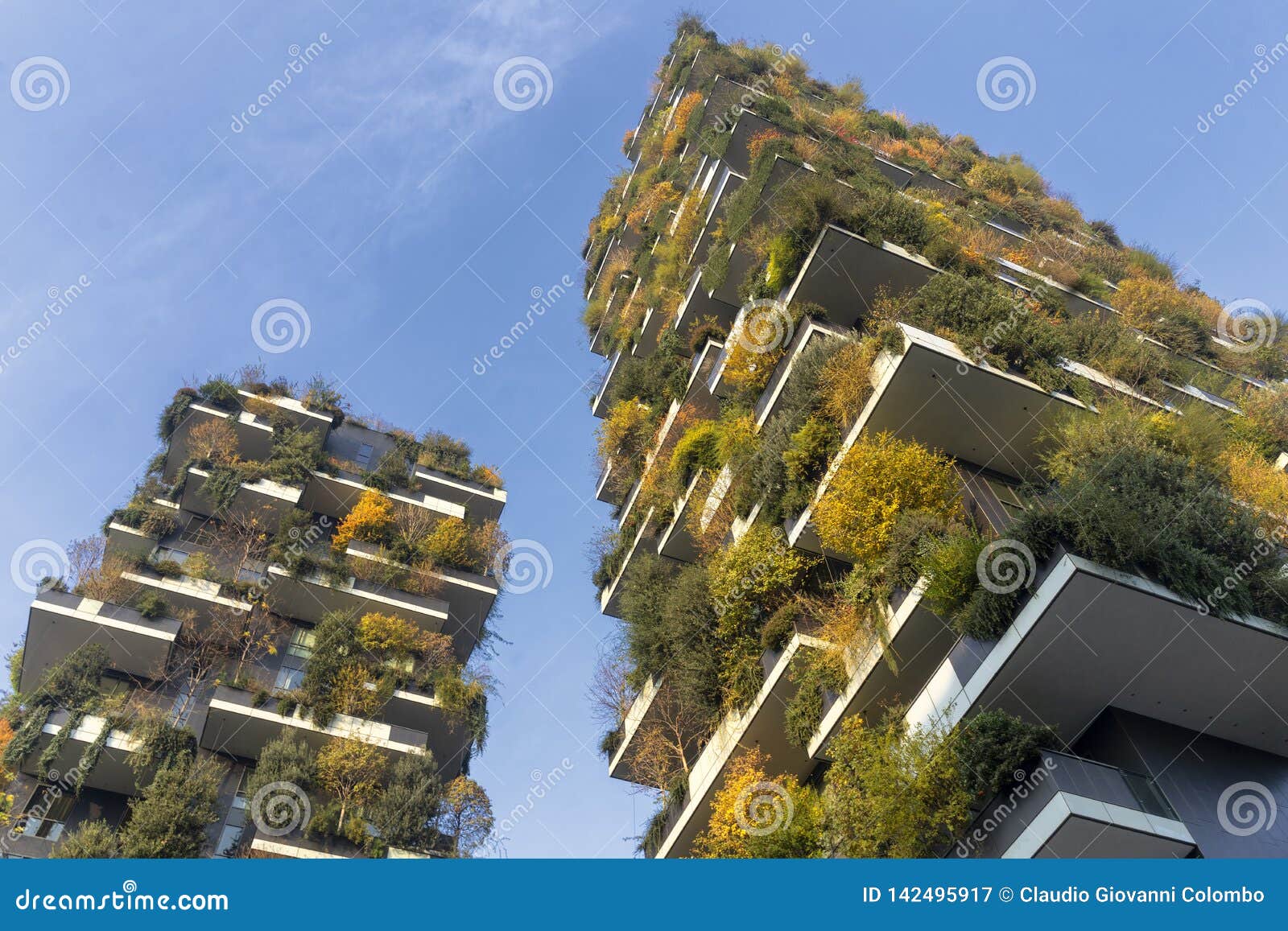 bosco verticale, modern buildings in milan
