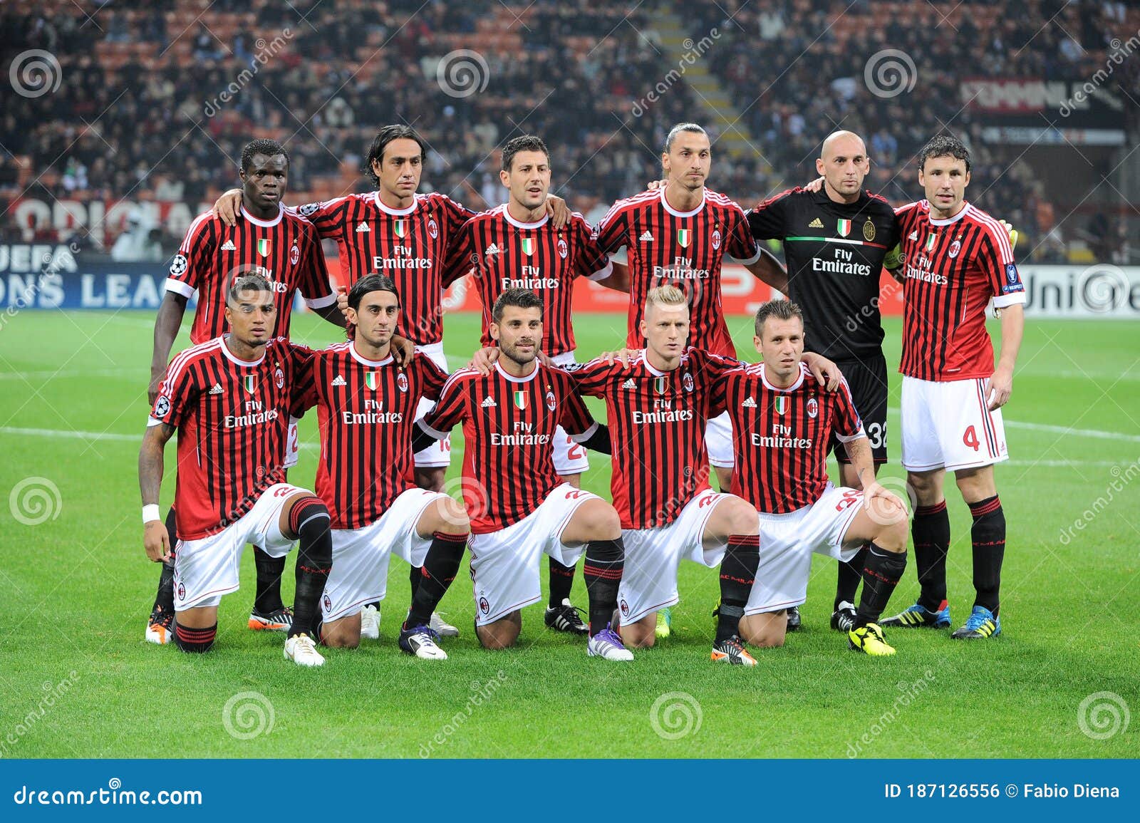 The Milan before the Match Editorial Photo Image of ibrahimovic, figc: