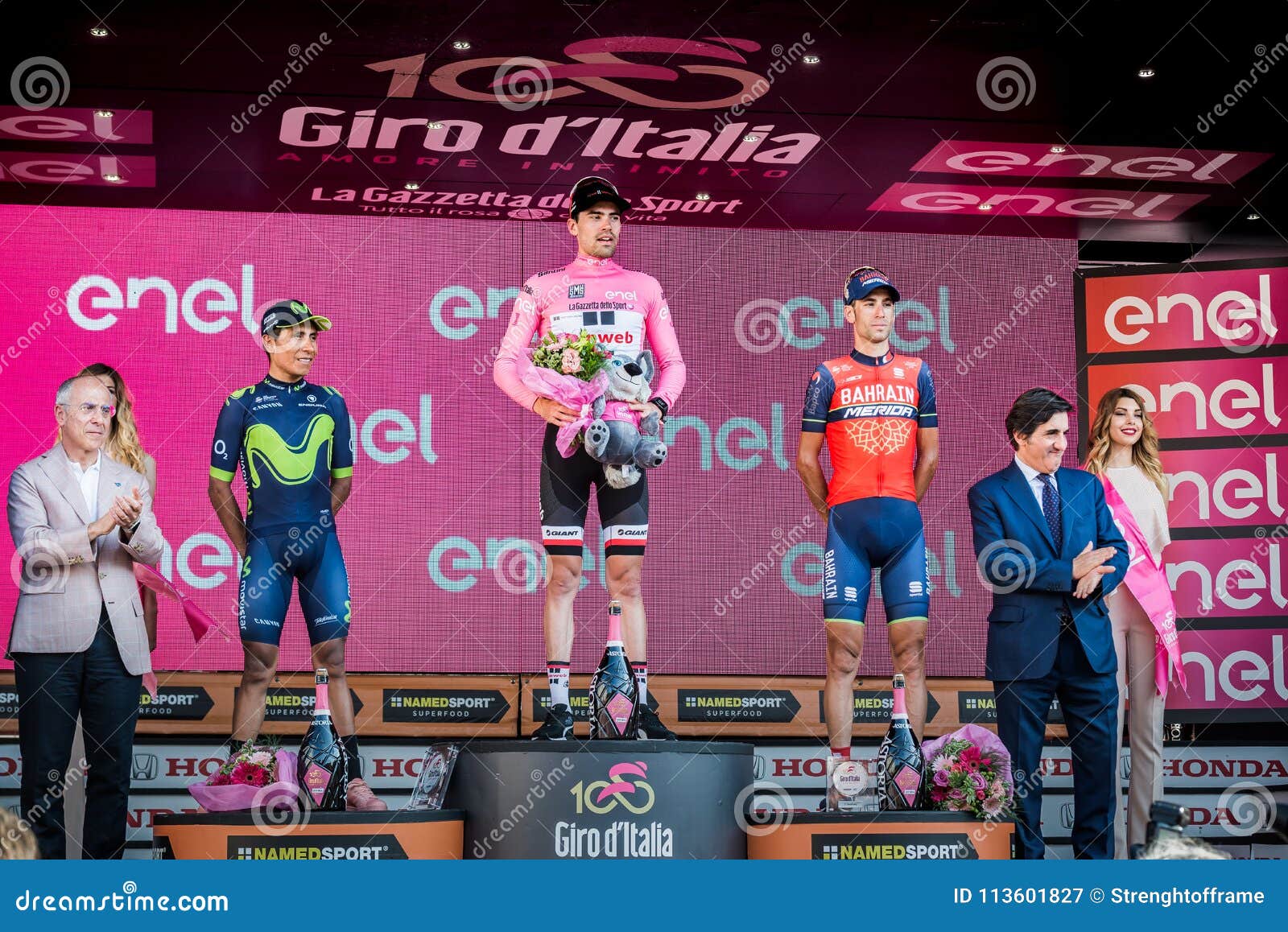 tour d'italie podium