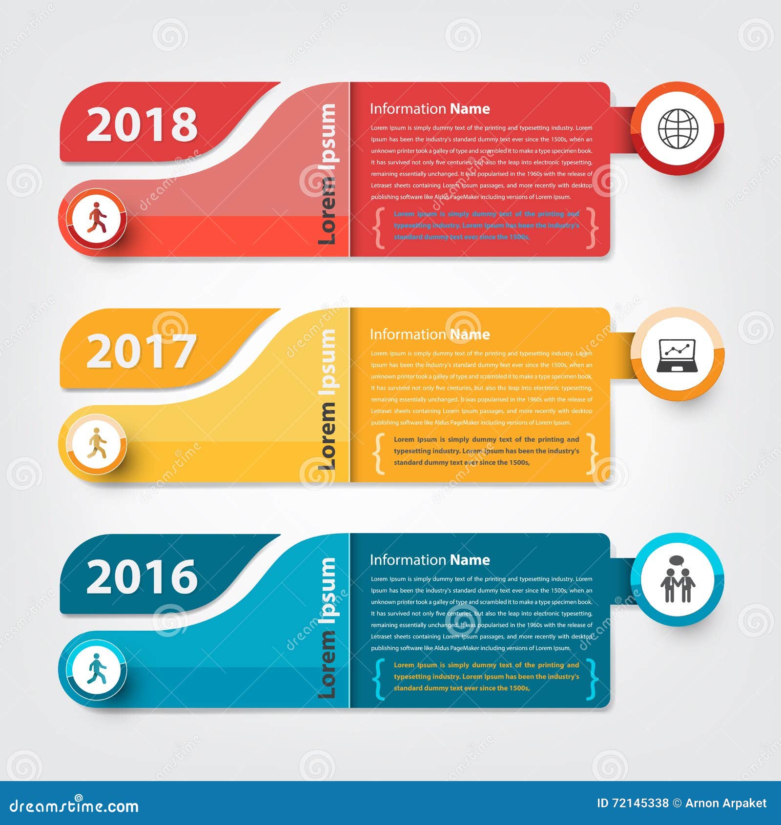 milestone and timeline business presentation stock vector business performance presentation