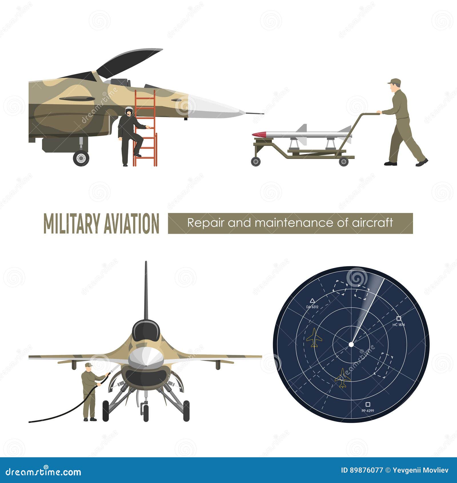military airplane. repair and maintenance of war aircraft. aerospace industry