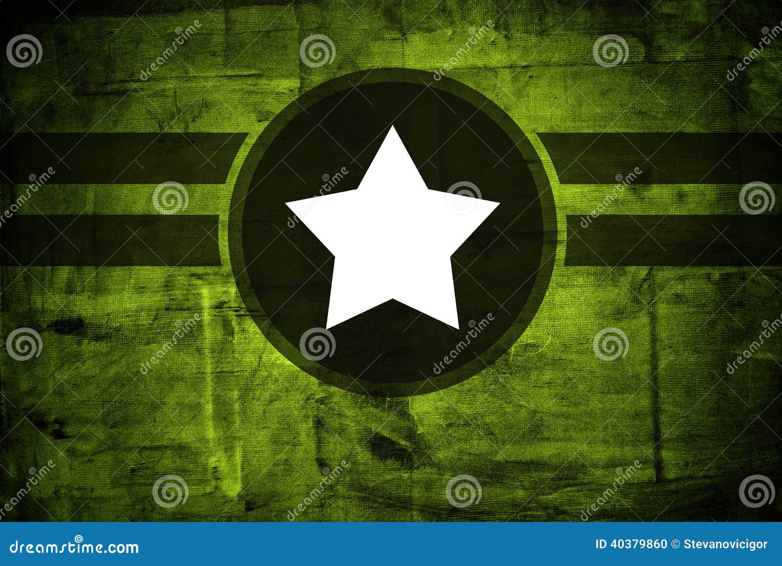 Military Army Star Over Grunge Background Stock Photo - Image of sign