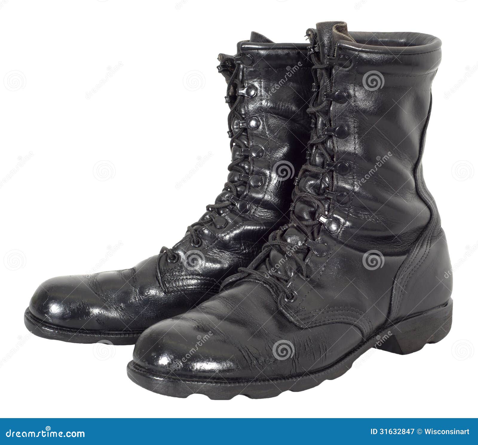 military combat tactical black army boots 