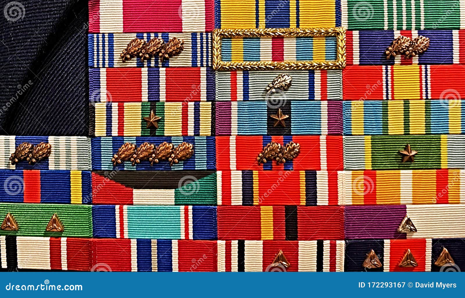 Military Decorations, Air Force, Army, Air Force Auxiliary Stock Image