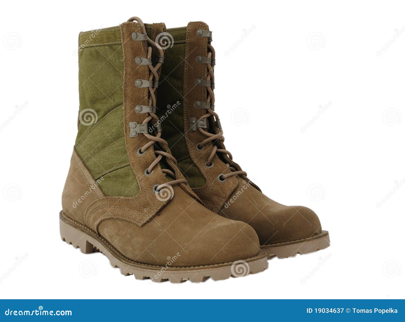 Military Desert Combat Boots Royalty Free Stock Image - Image ...