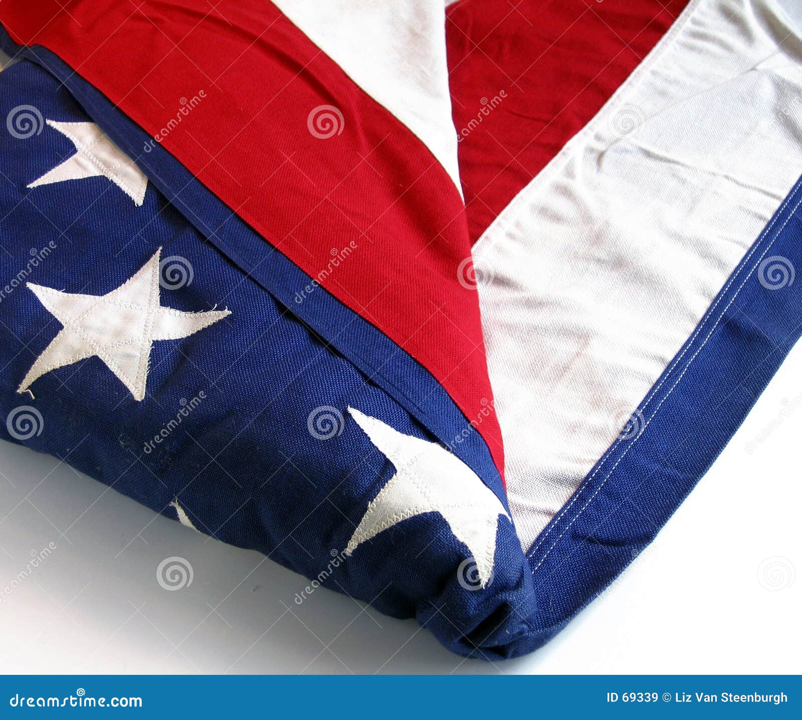 fold a flag military style