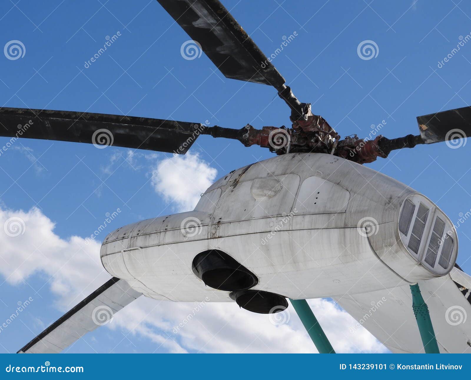 Military Helicopter, Propellers, Installations and Units for Shooting