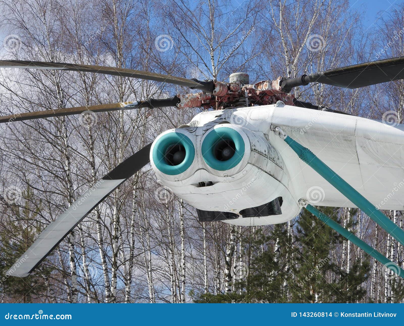 Military Helicopter, Propellers, Installations and Units for Shooting