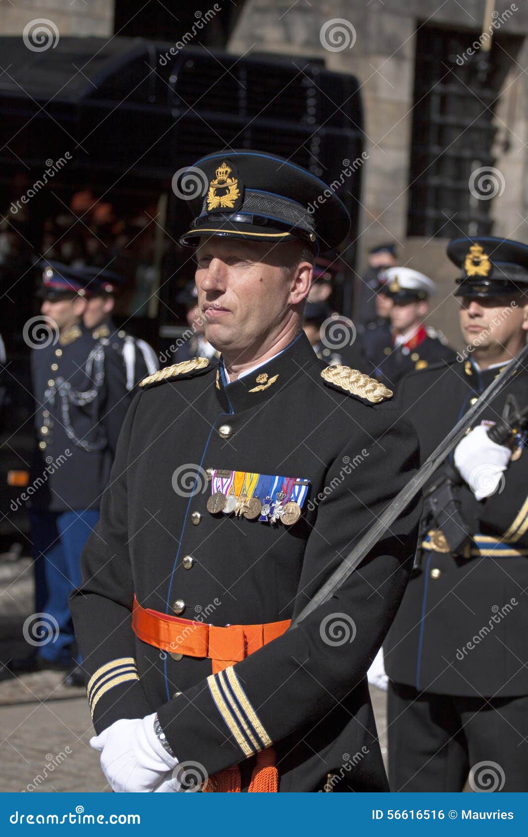 Military honor guard. editorial photo. Image of uniform - 56616516