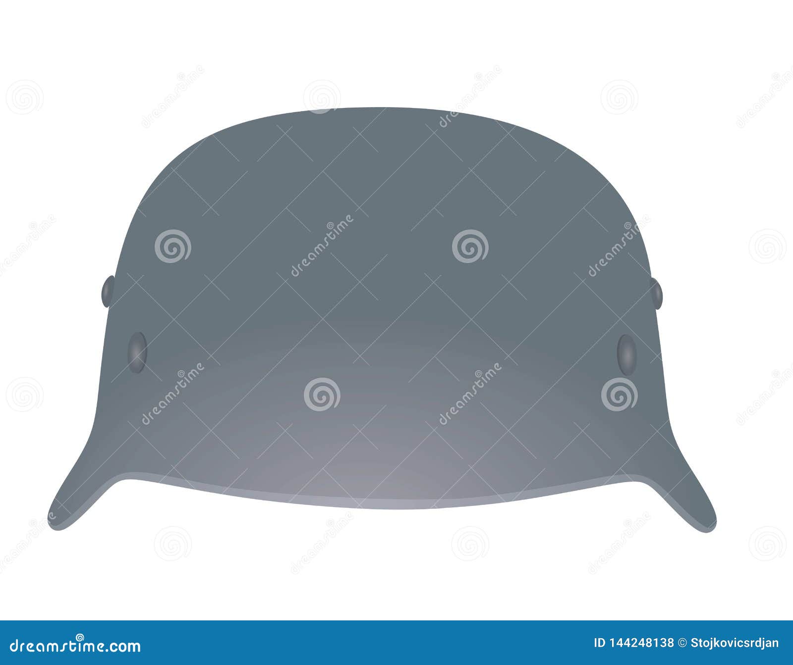 Military metal helmet stock vector. Illustration of helmet - 144248138