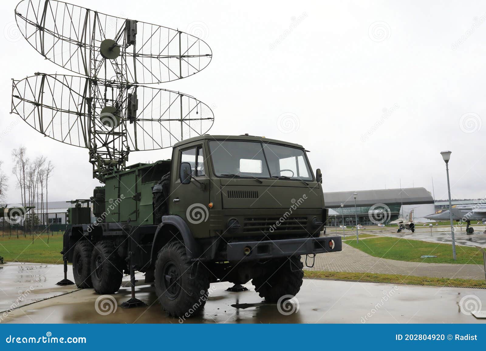 Military Mobile Radar Vehicle Casta Stock Photo Image of army