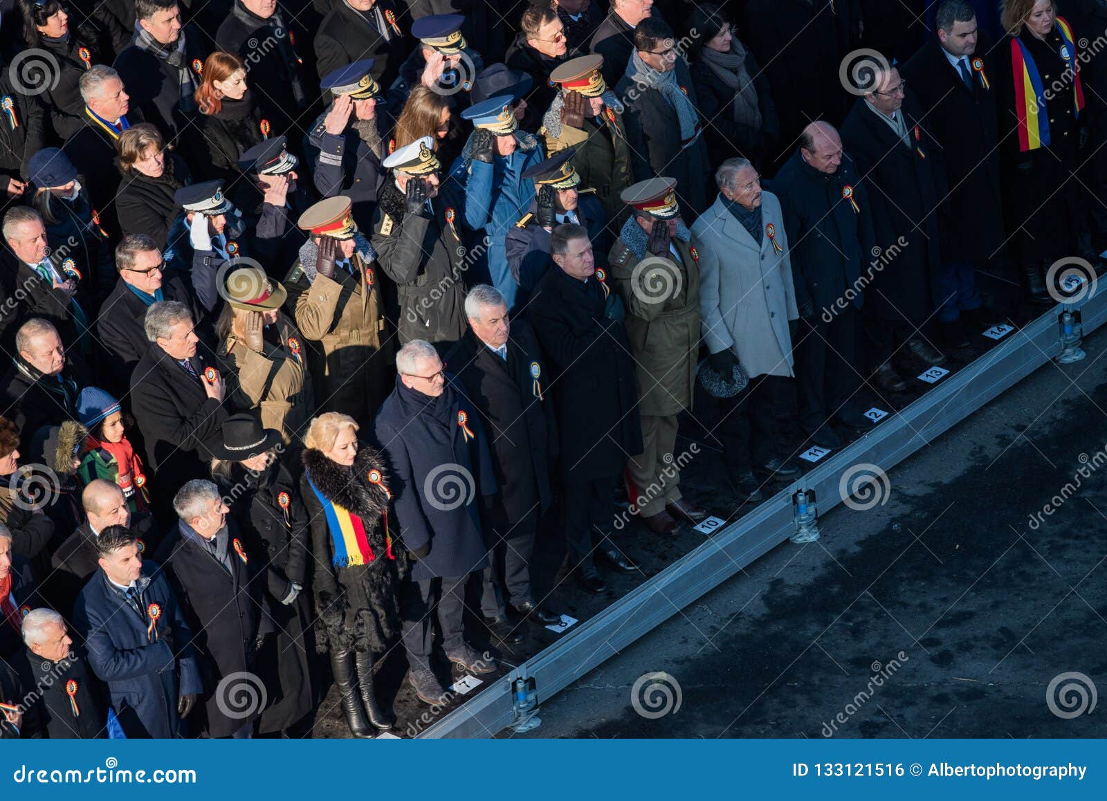 Military Parade Celebrating Romania`s National Day Editorial Photo 