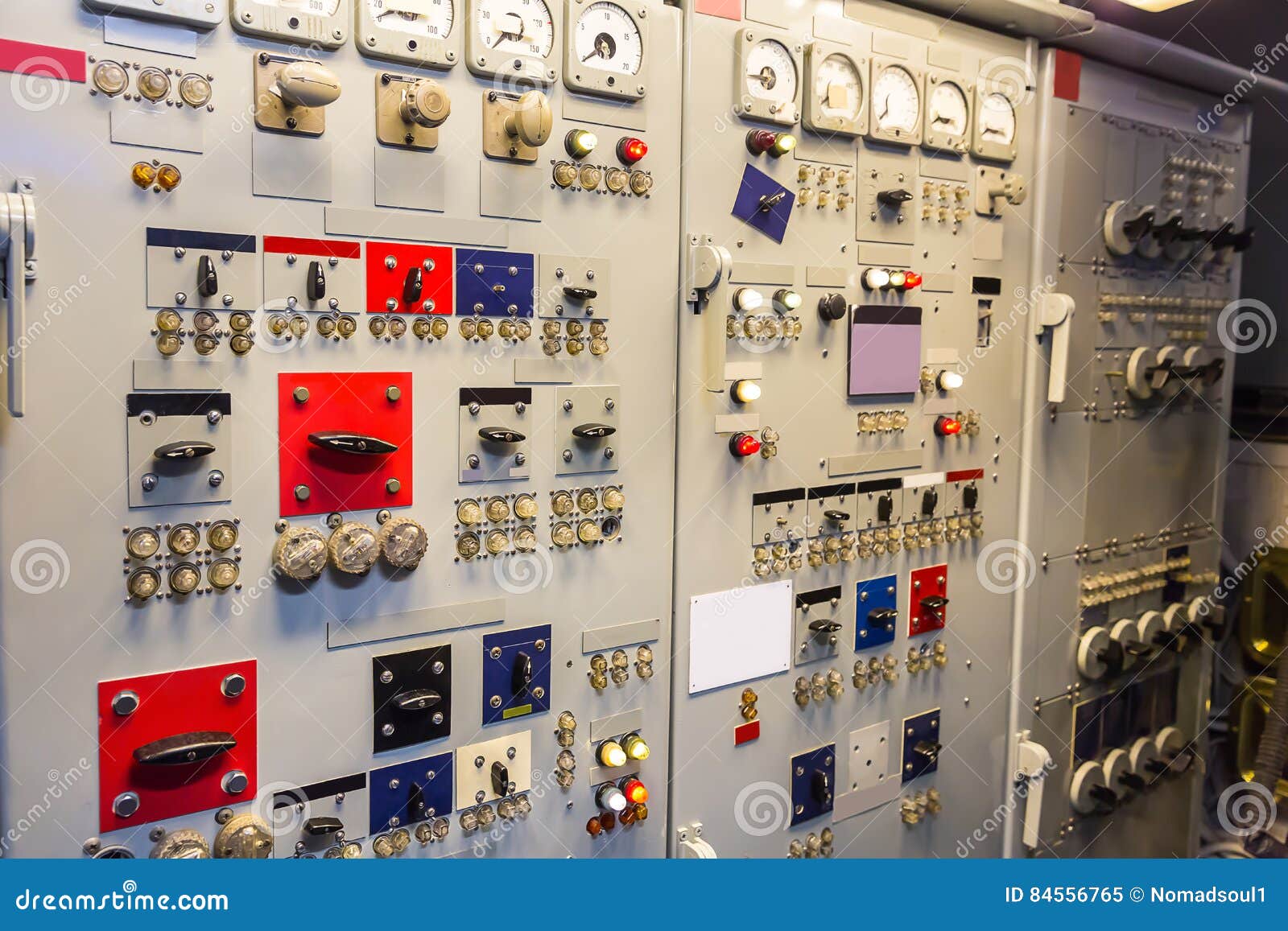 Military Ship Electricity Gauge Stock Image Image of industry