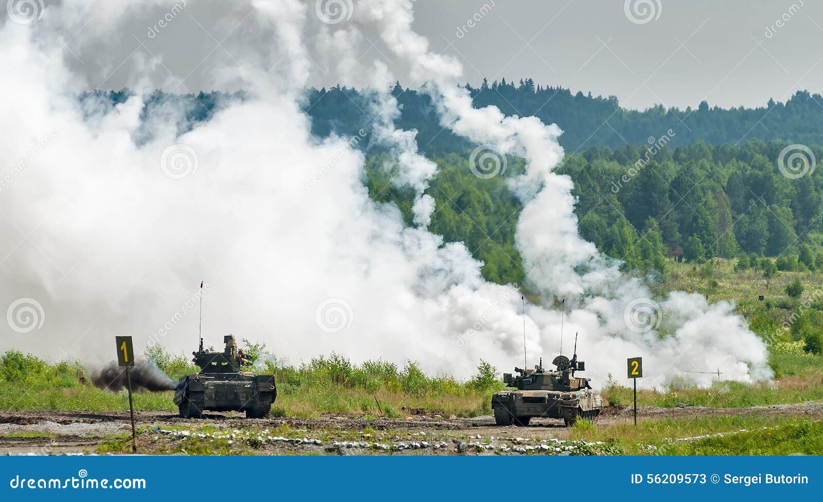 military-tanks-hide-behind-smoke-screen-