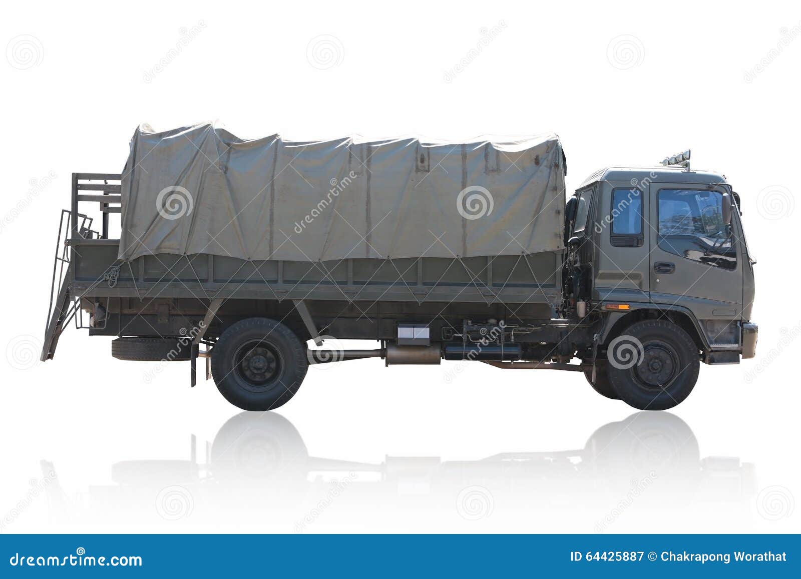 Old Military Truck Parts And Other Accessorises RoyaltyFree Stock