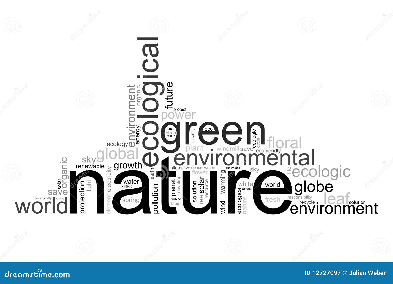 Miljöillustrationen like naturuttryck. Like den framtida illustrationen för den olika miljön många naturuttryck