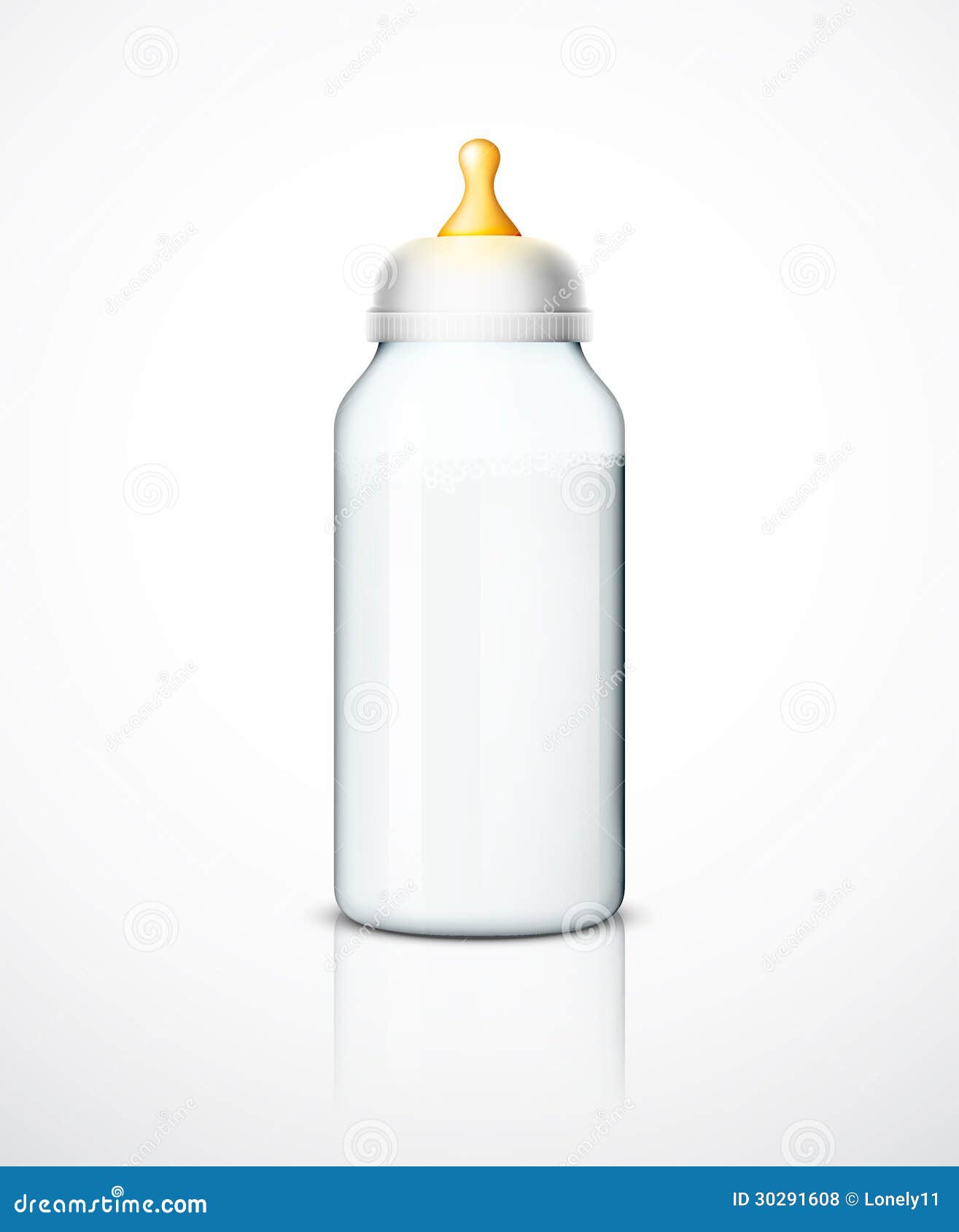 milk bottle with nipple