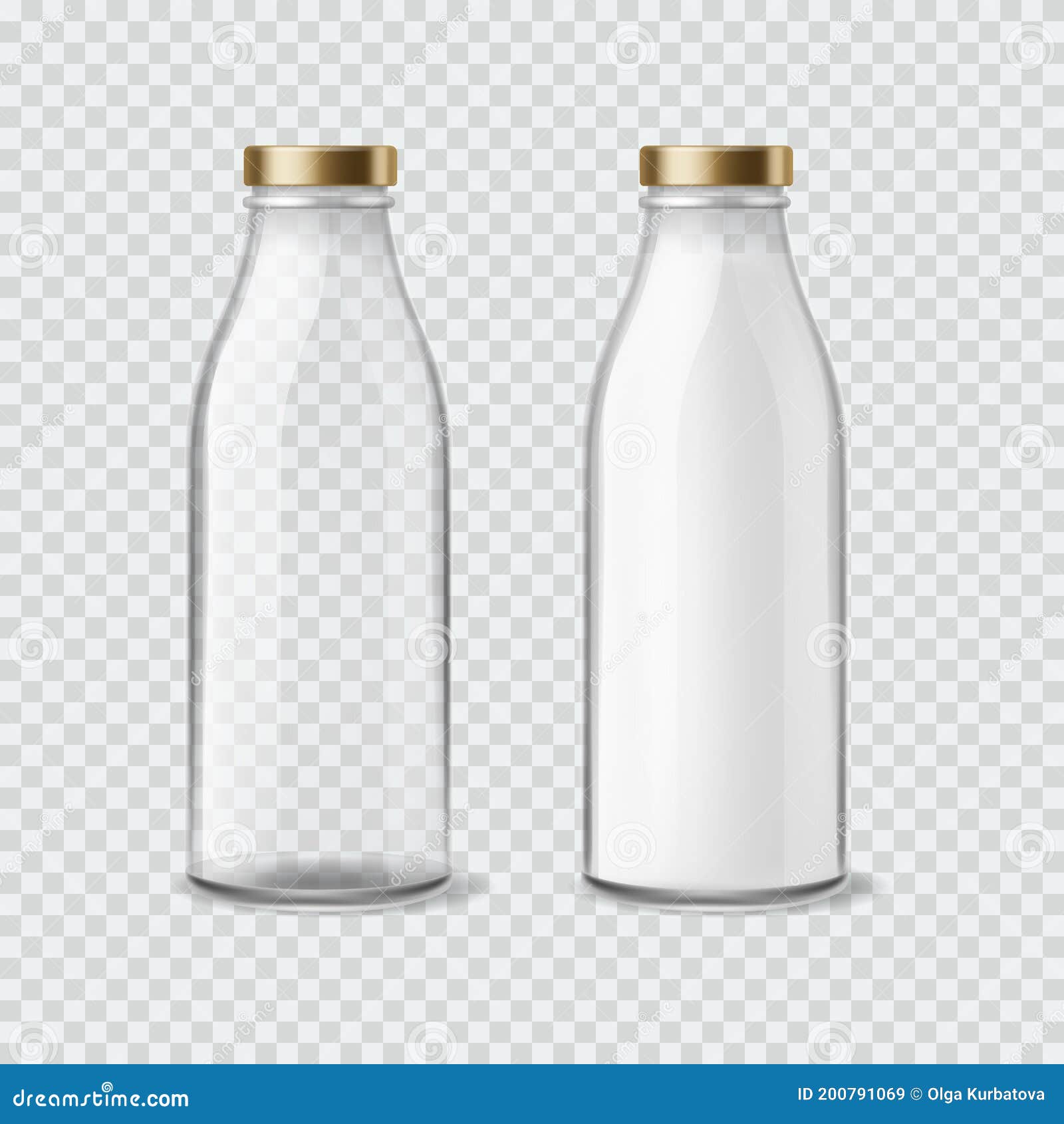 https://thumbs.dreamstime.com/z/milk-bottle-realistic-empty-full-bottles-liquids-closed-packaging-golden-cap-d-mockup-glass-container-water-juice-200791069.jpg