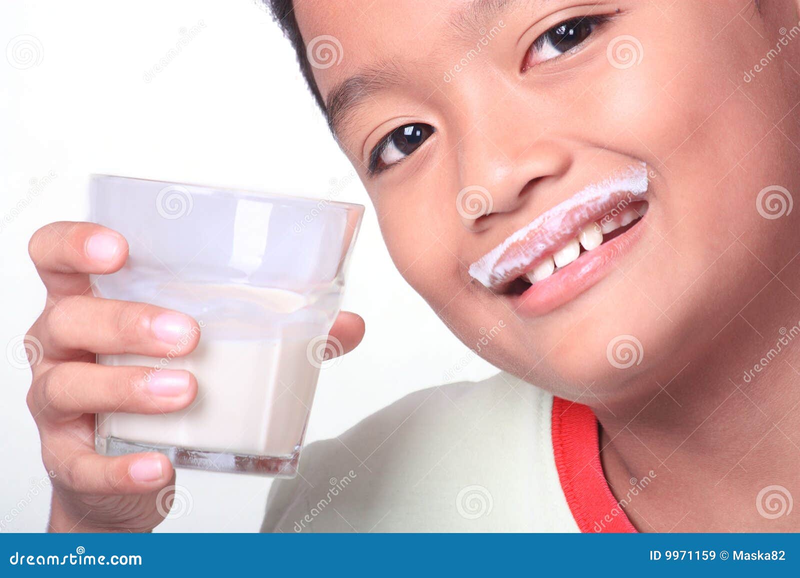 Milk boy stock image. Image of young, glass, mouth, funny 9971159