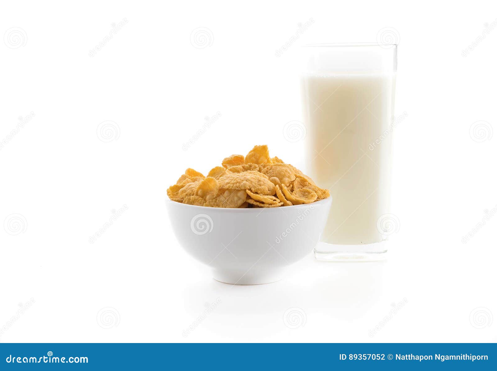 Milk and cereal stock photo. Image of healthy, meal, view 89357052