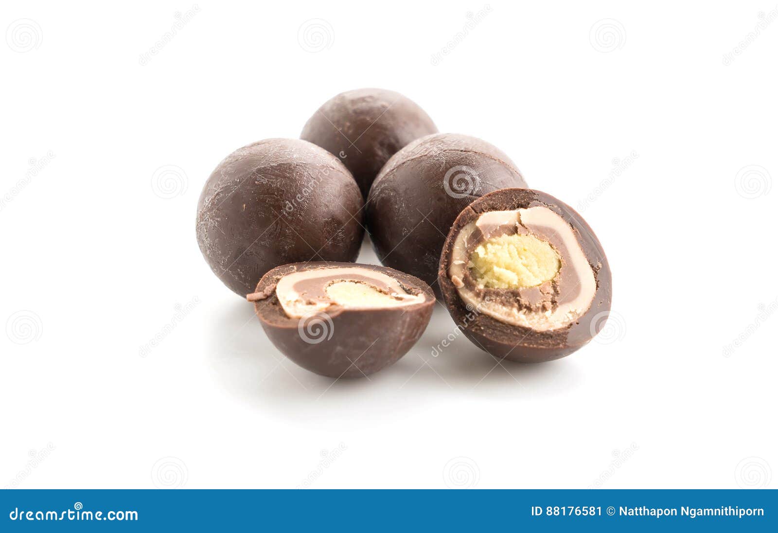 Milk chocolate ball stock image. Image of milk, isolated 88176581