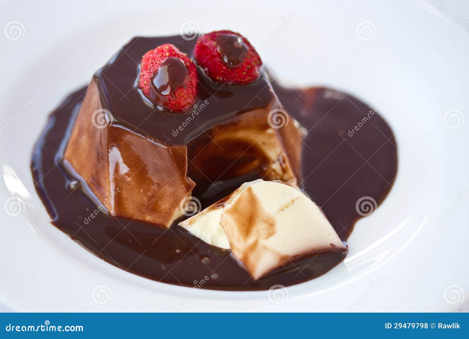 Milk chocolate dessert stock photo. Image of caramel 29479798