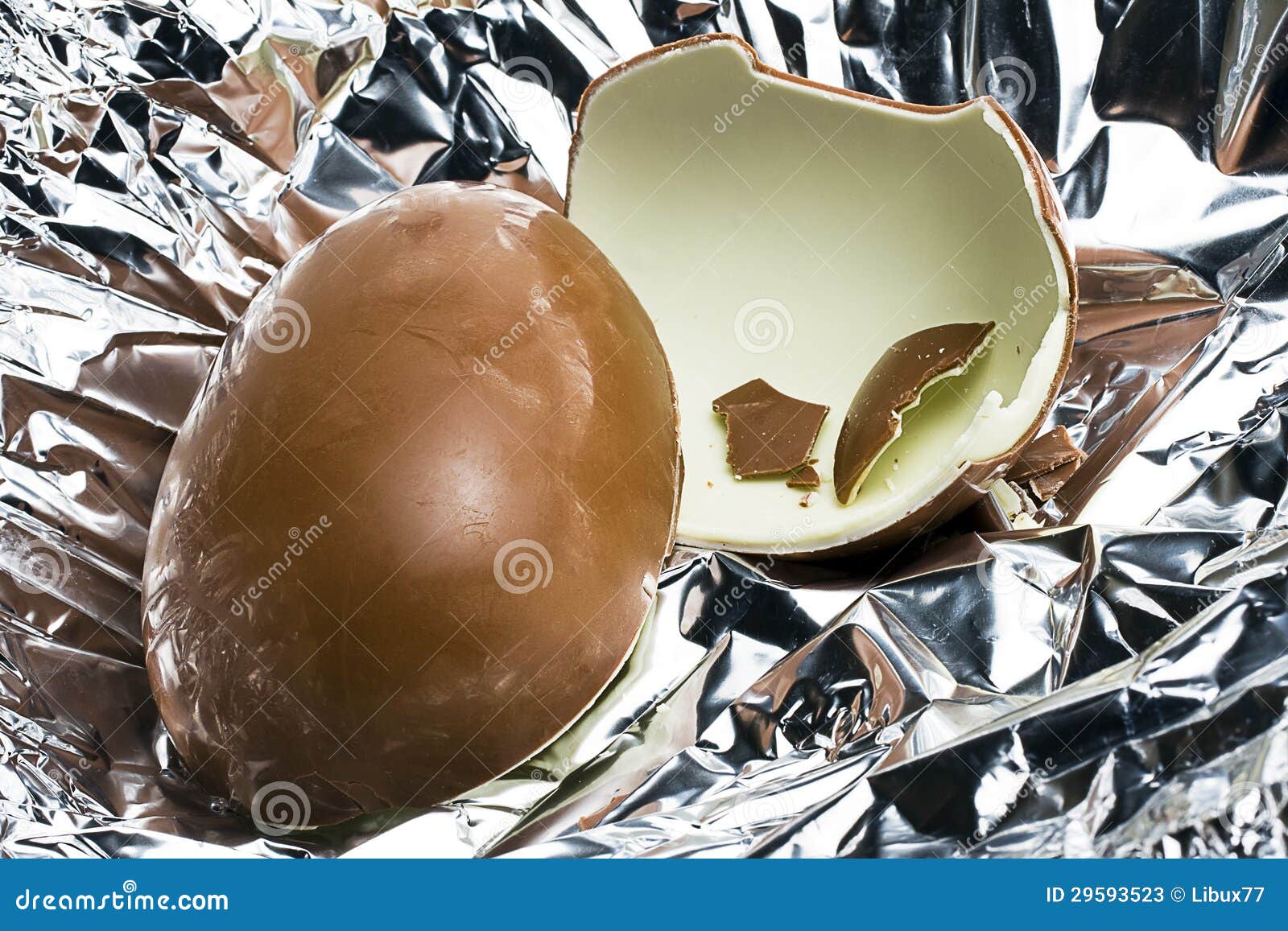 Milk Chocolate Easter Egg stock image. Image of chocolate 29593523