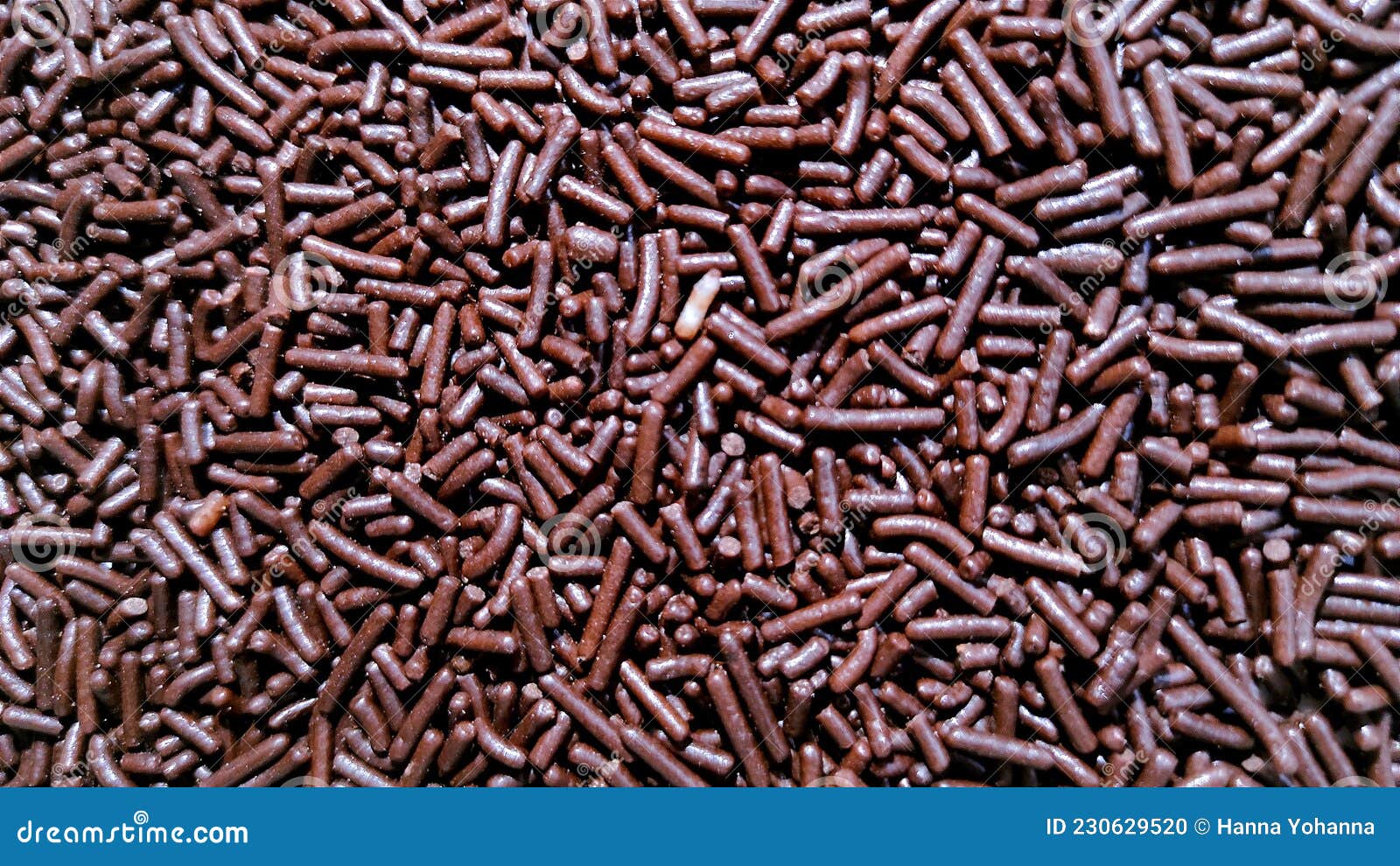 Milk Chocolate Flavored Vermicelli Granules Stock Photo Image of