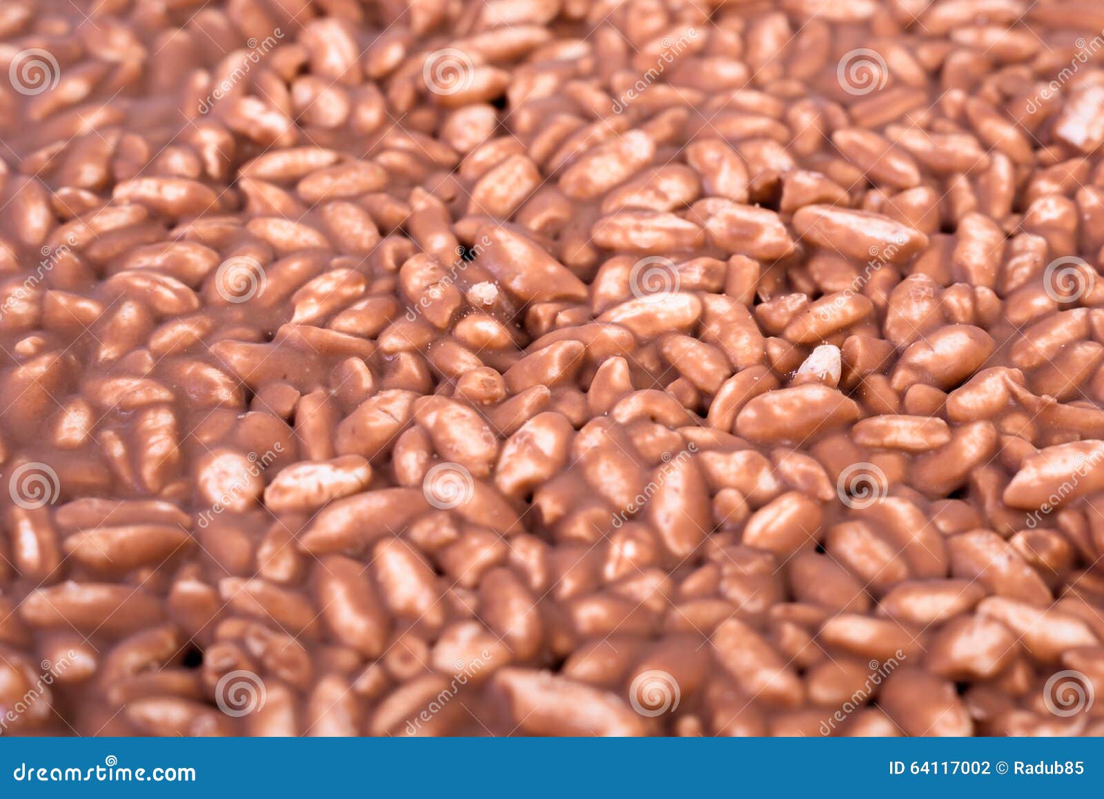 Milk Chocolate with Rice stock photo. Image of cocoa 64117002