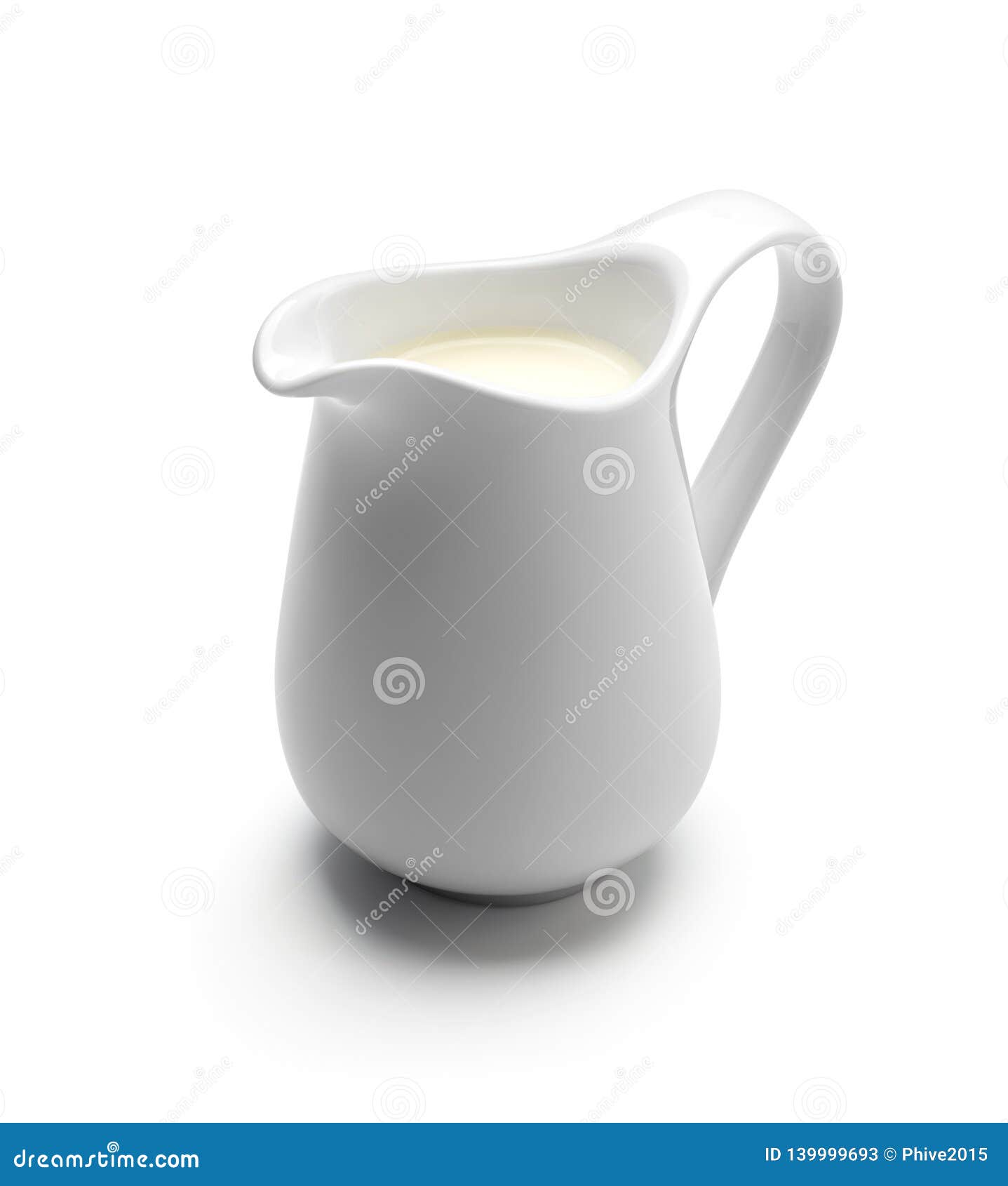 Milk or cream jug stock image. Image of background, breakfast 139999693