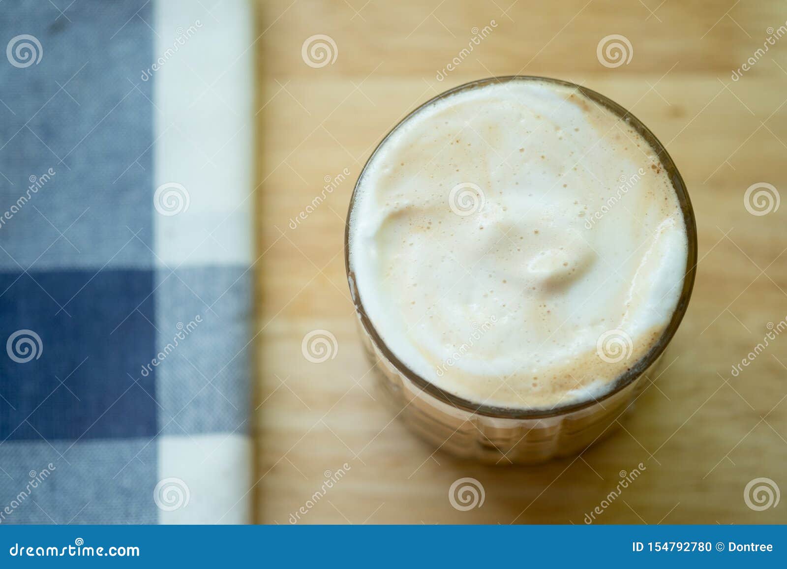 Milk foam on iced beverage stock photo. Image of cocoa 154792780