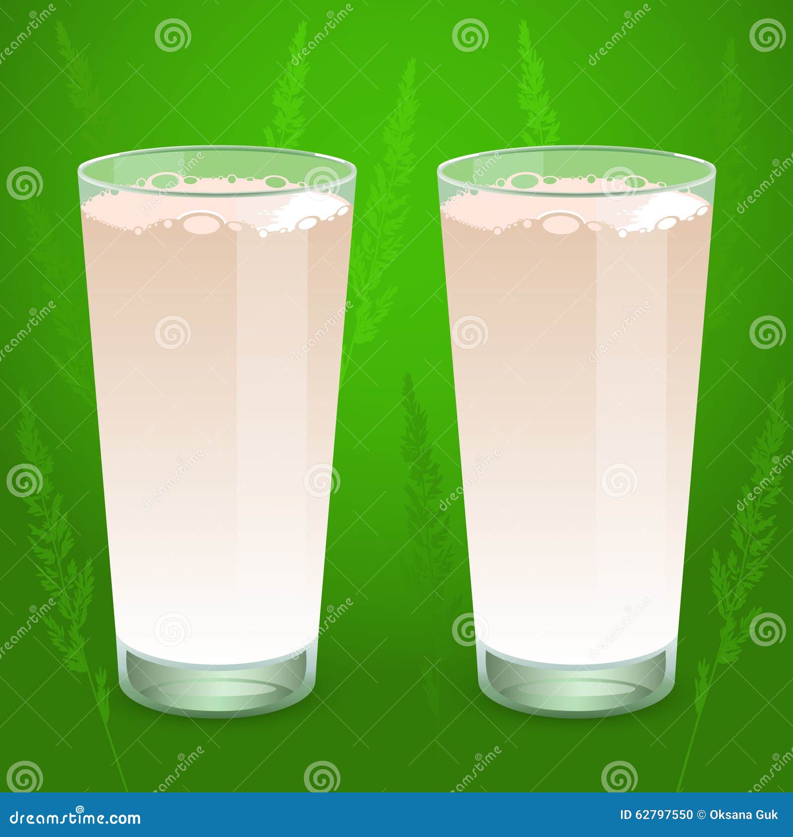 Milk in glass beakers stock vector. Illustration of bubbles 62797550