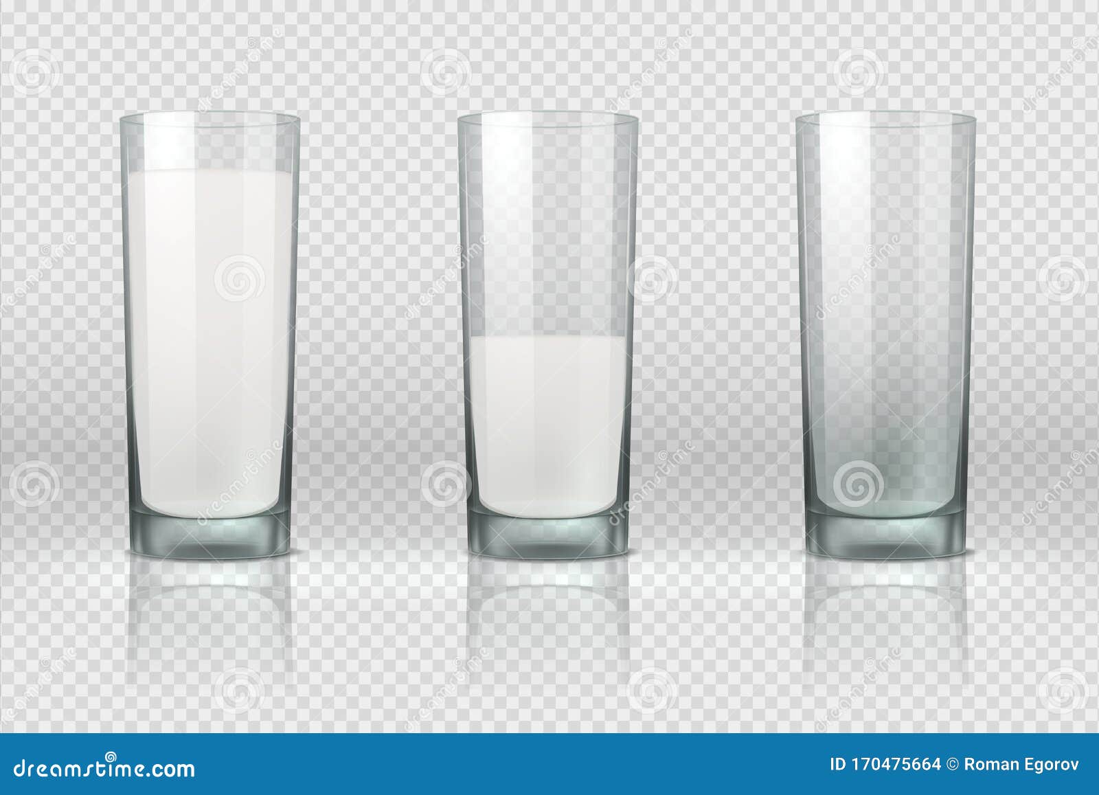 Milk Glass Realistic Empty Half Full And Full Glass With Milk Isolated On Transparent Background Vector Set Stock Vector Illustration Of Cool Drinks Milk Glass Realistic Empty Half Full And Full Glass With Milk Isolated On Transparent Background Vector Set Stock Vector Illustration Of Cool Drinks