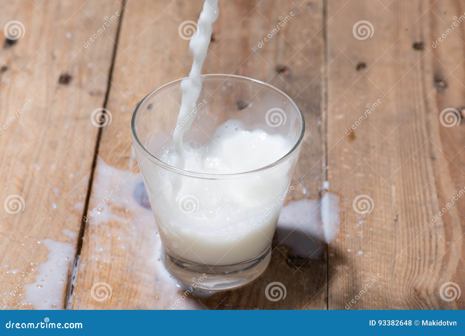 Milk. Image of Milk Fall into Glass Stock Photo Image of beverage