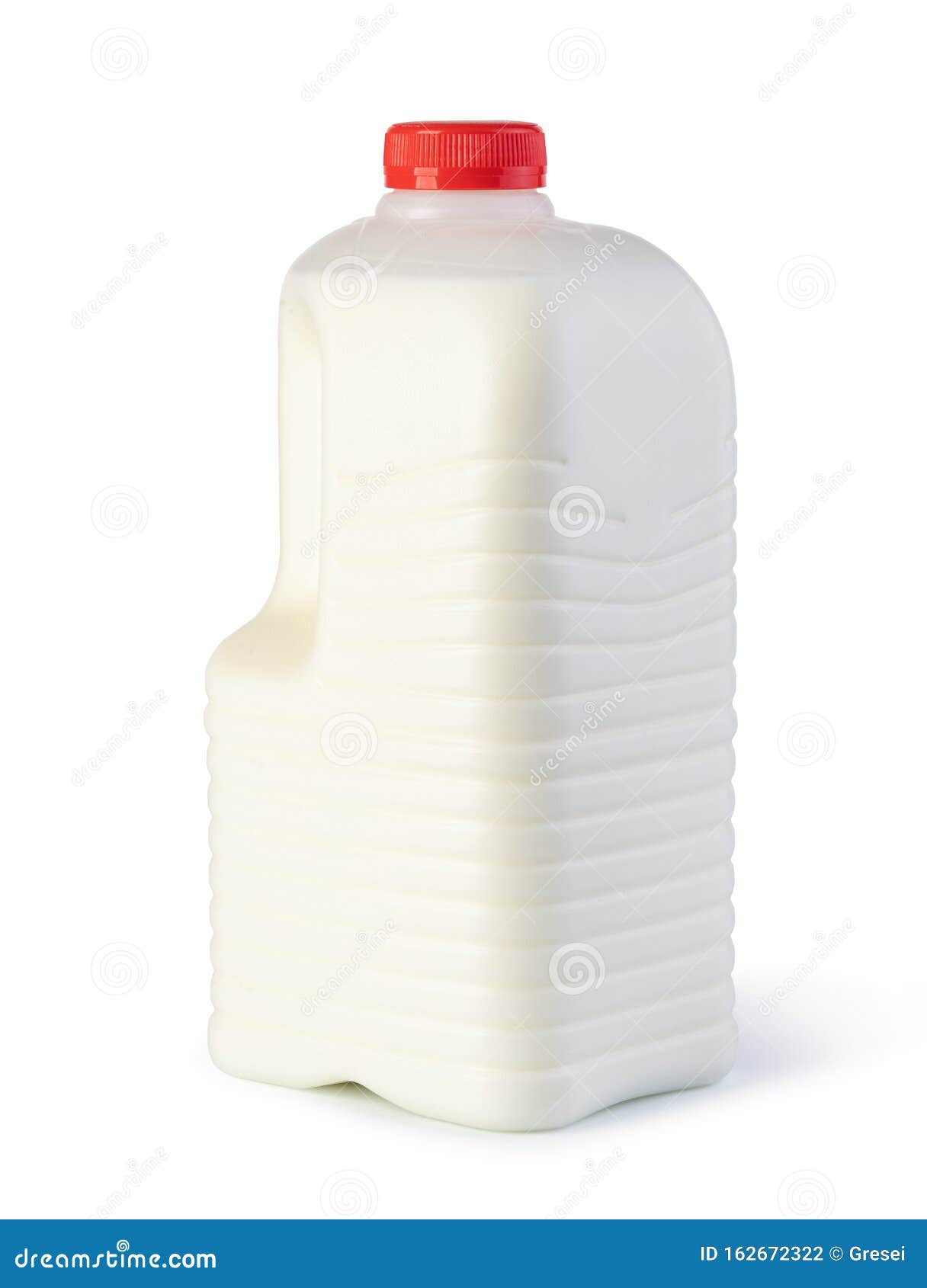Milk in a Plastic Container Stock Photo Image of full, healthy 162672322