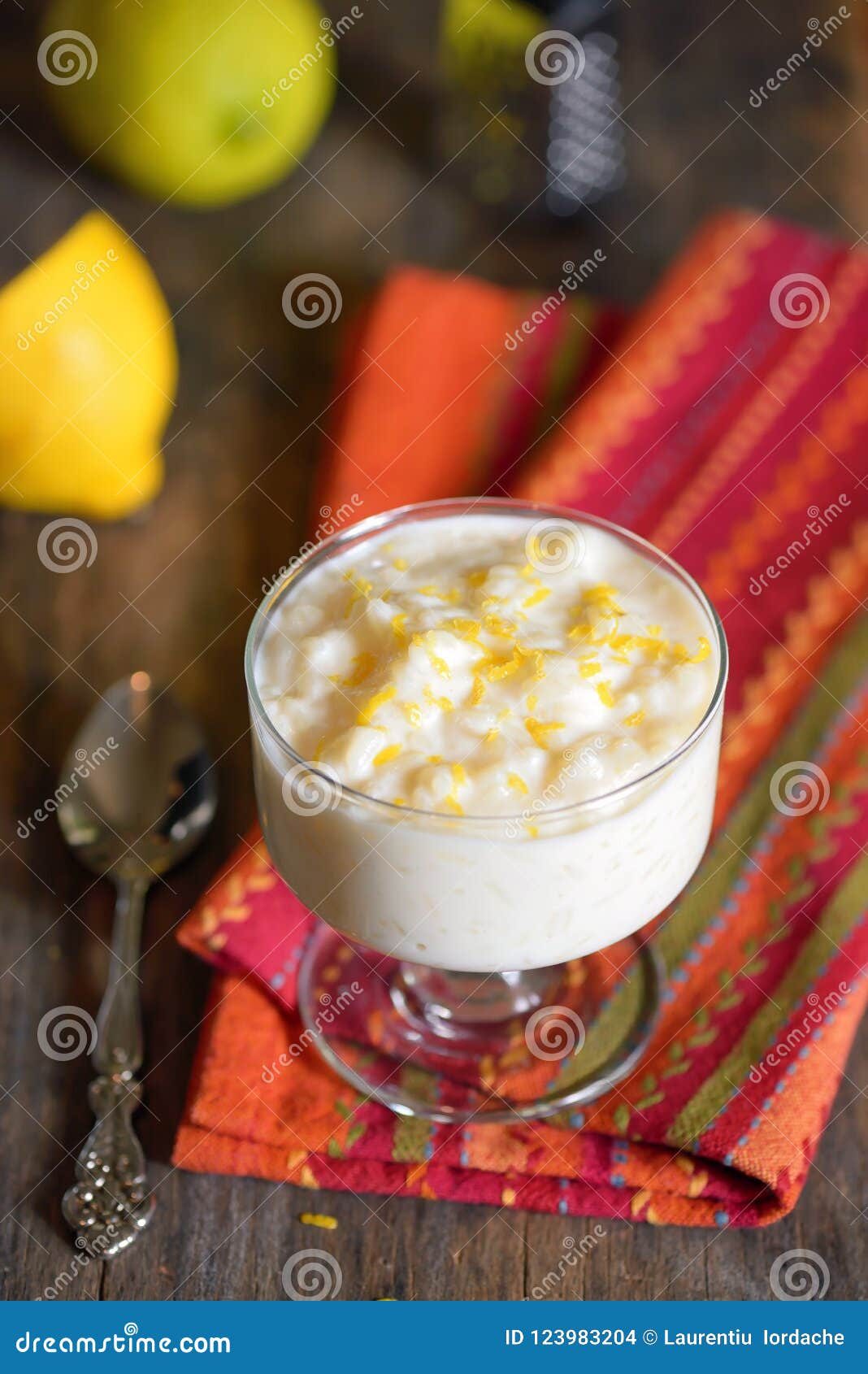 Milk Rice Pudding Breakfast Stock Photo Image of healthy, drink