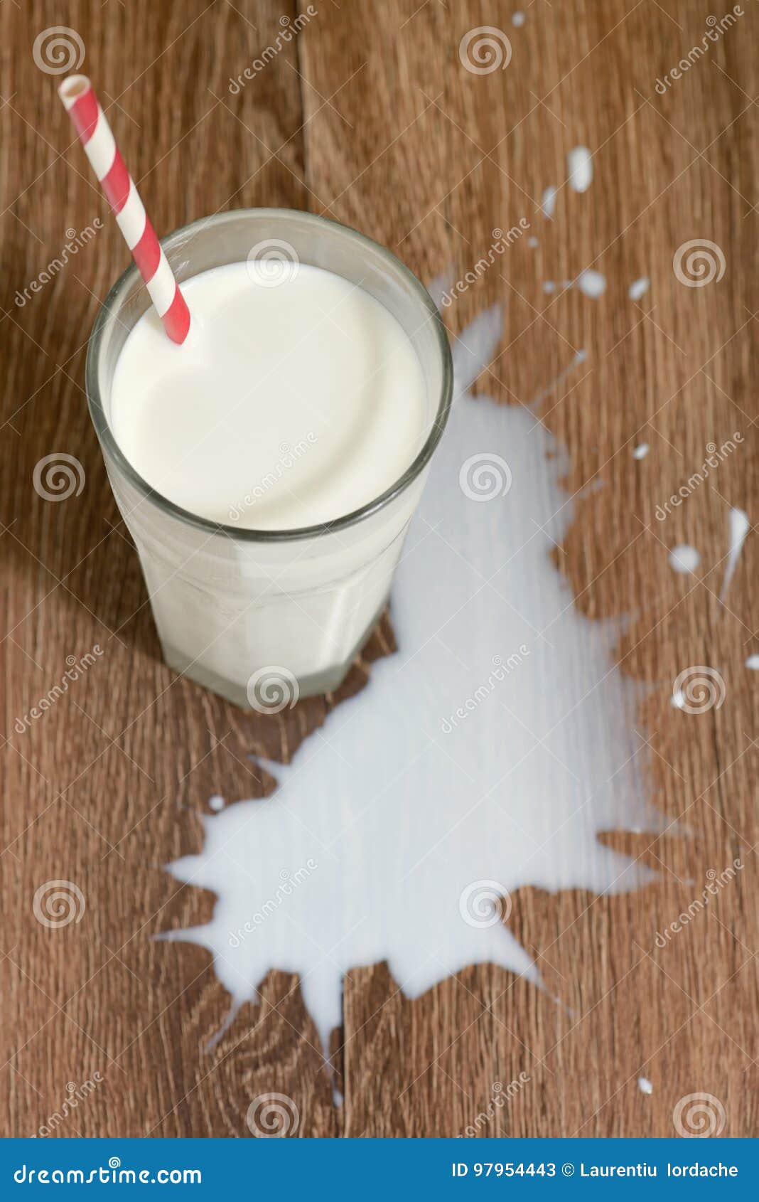 Milk spilled from glass stock image. Image of table, squirting 97954443