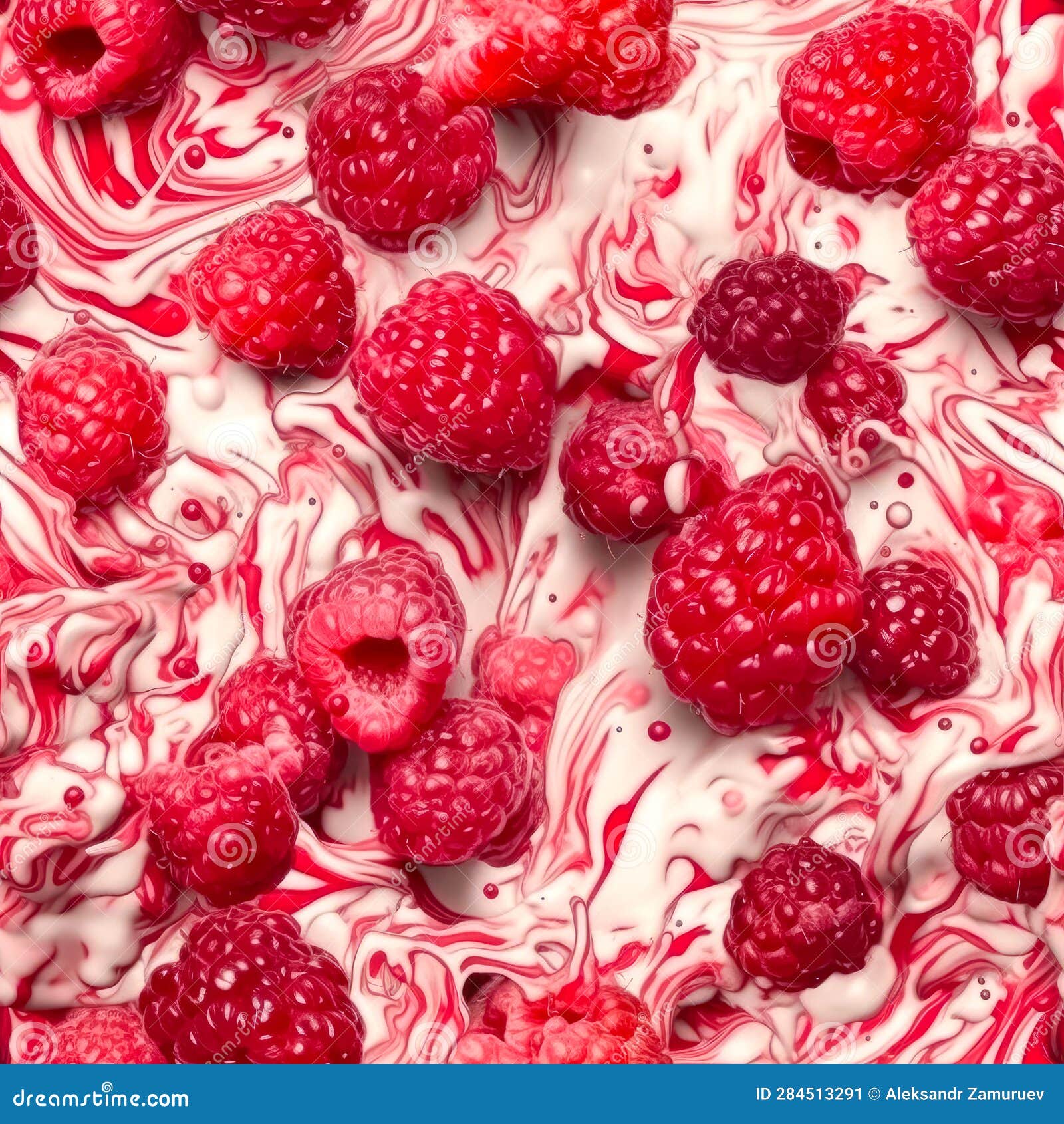 Milk Splash and Raspberries. Natural Dairy Products Stock Image Image