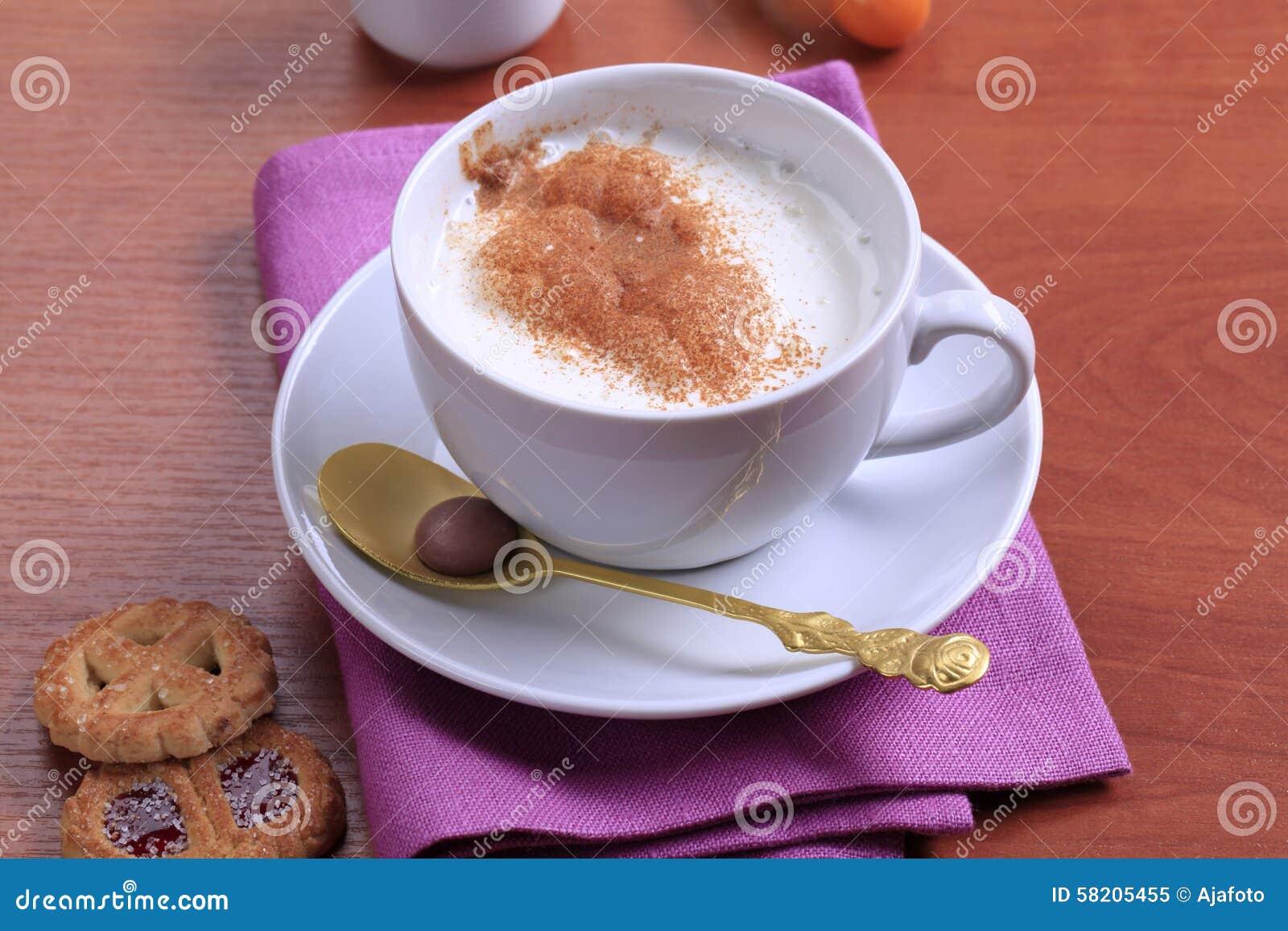 Milk steamer drink stock image. Image of coffee, steamer 58205455