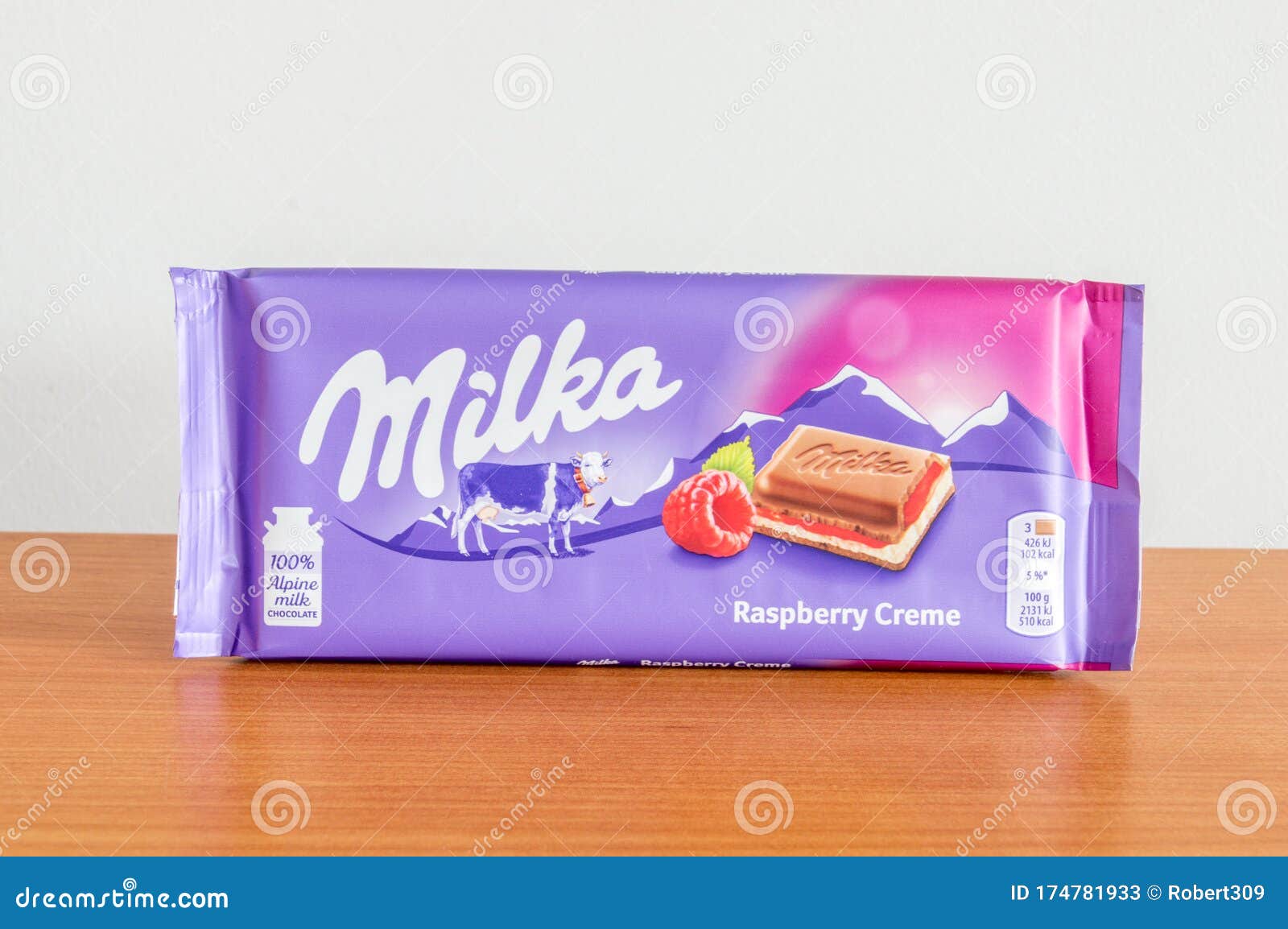 MILKA RASPBERRY CREAM 100g