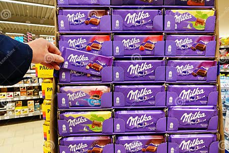 Milka Chocolate Bars in a Store Editorial Photography - Image of ...