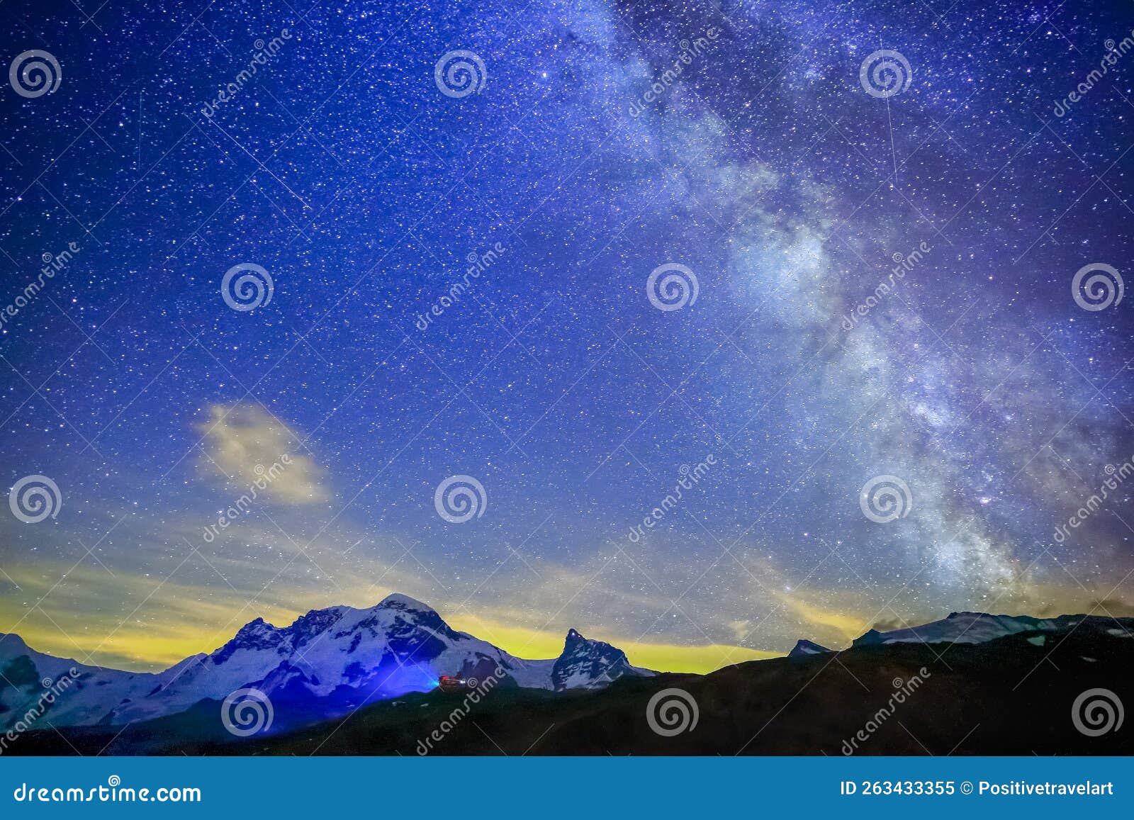 Milky Way Galaxy Above Matterhorn Swiss Alps At Night Stock Image Image Of Ethereal Exposure Milky Way Galaxy Above Matterhorn Swiss Alps At Night Stock Image Image Of Ethereal Exposure