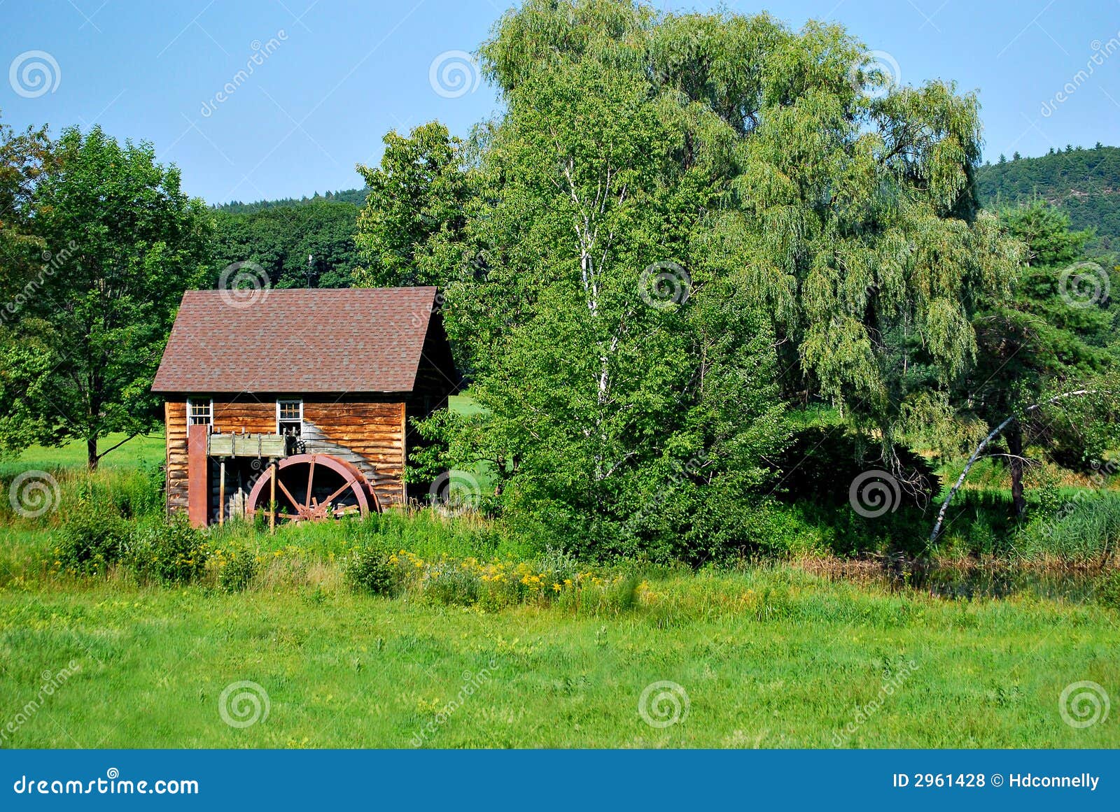 Mill house stock photo. Image of england, nature, trees 2961428