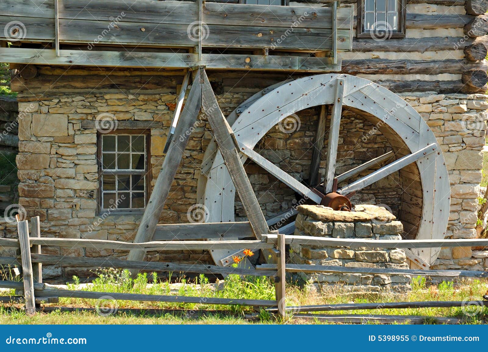 Mill Wheel stock image. Image of history, rustic, western 5398955