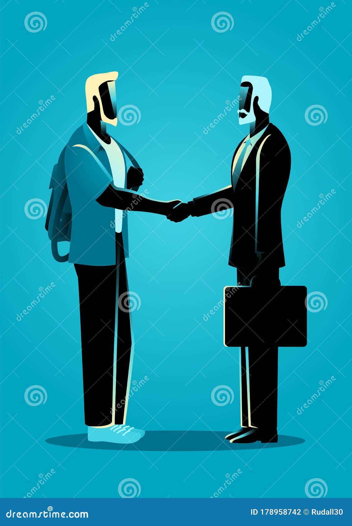 Shaking Hands Casual Stock Vector Illustration and Royalty Free Shaking  Hands Casual Clipart
