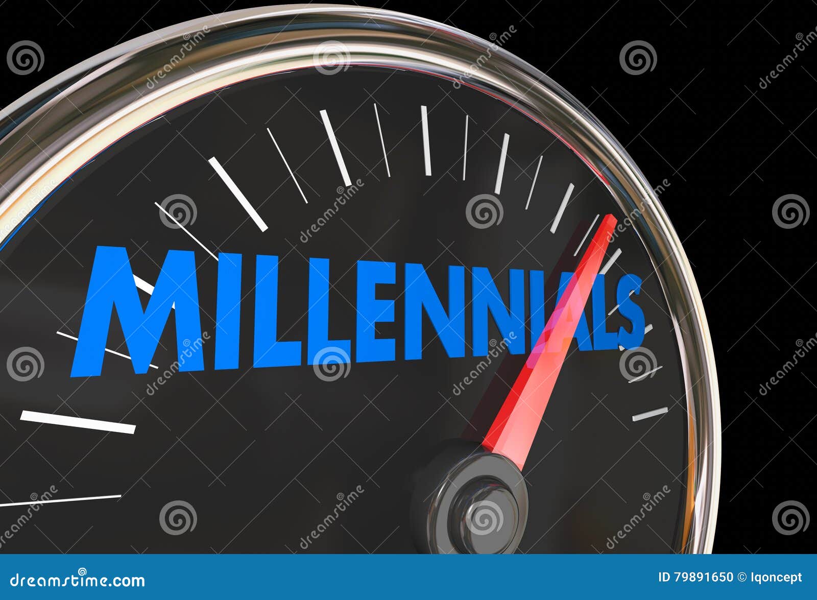 millennials speedometer young demographic group